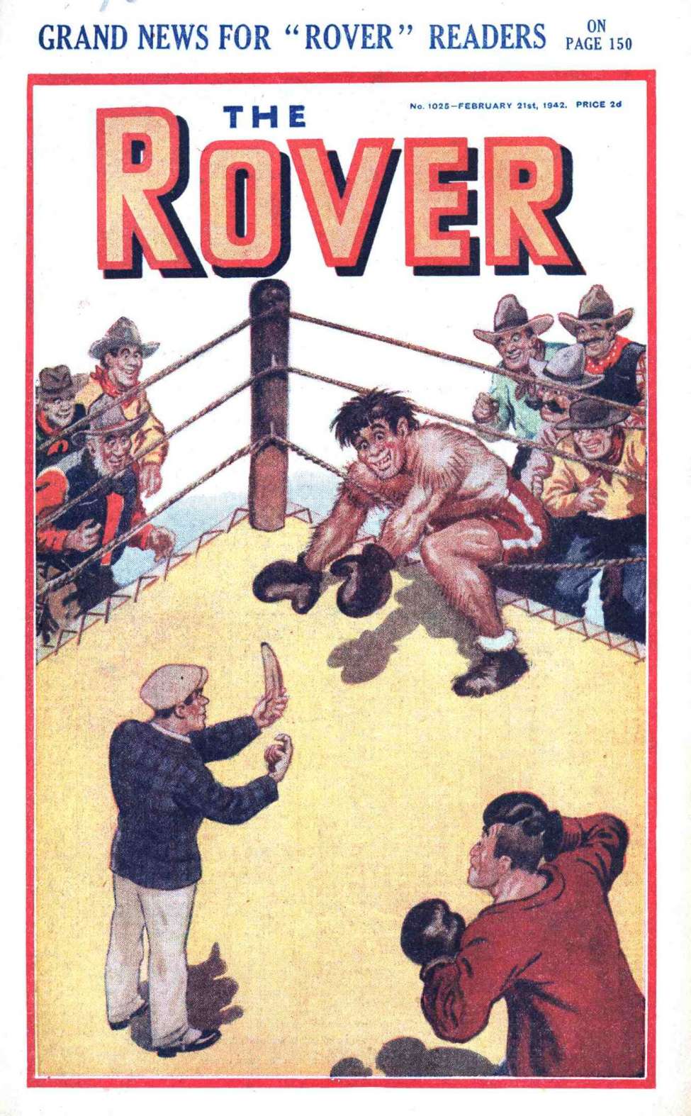 Comic Book Cover For The Rover 1025