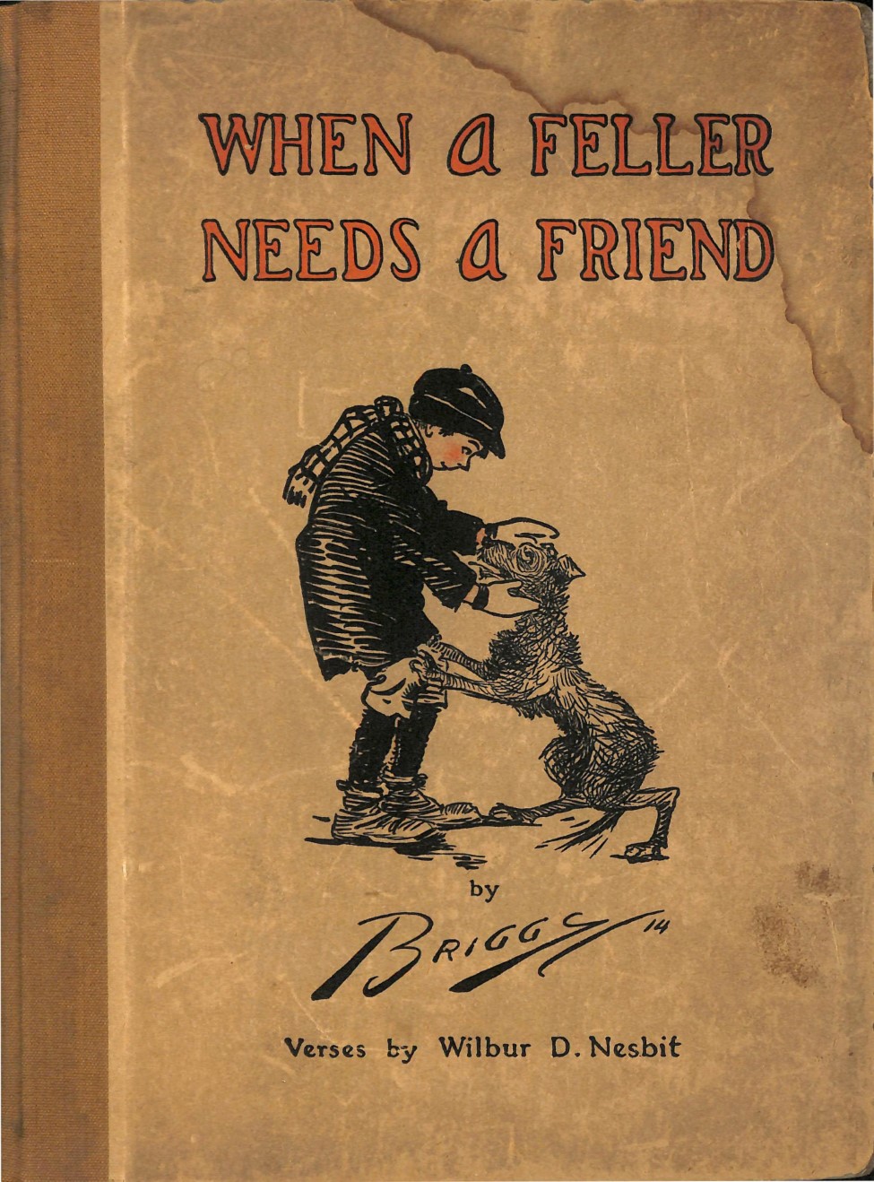 Book Cover For When a Feller Needs a Friend