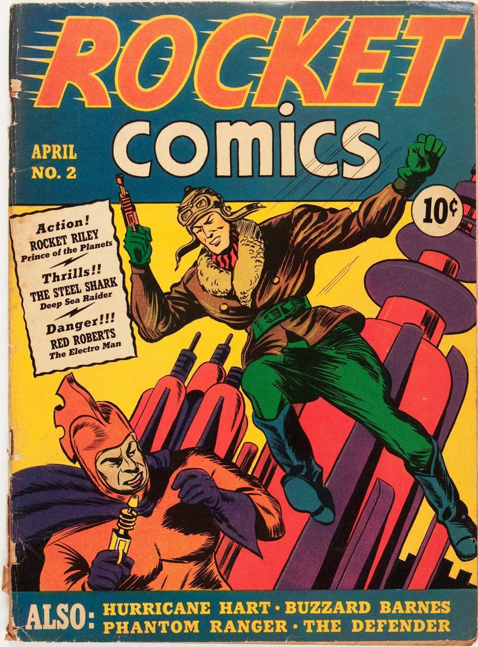 Comic Book Cover For Rocket Comics 2