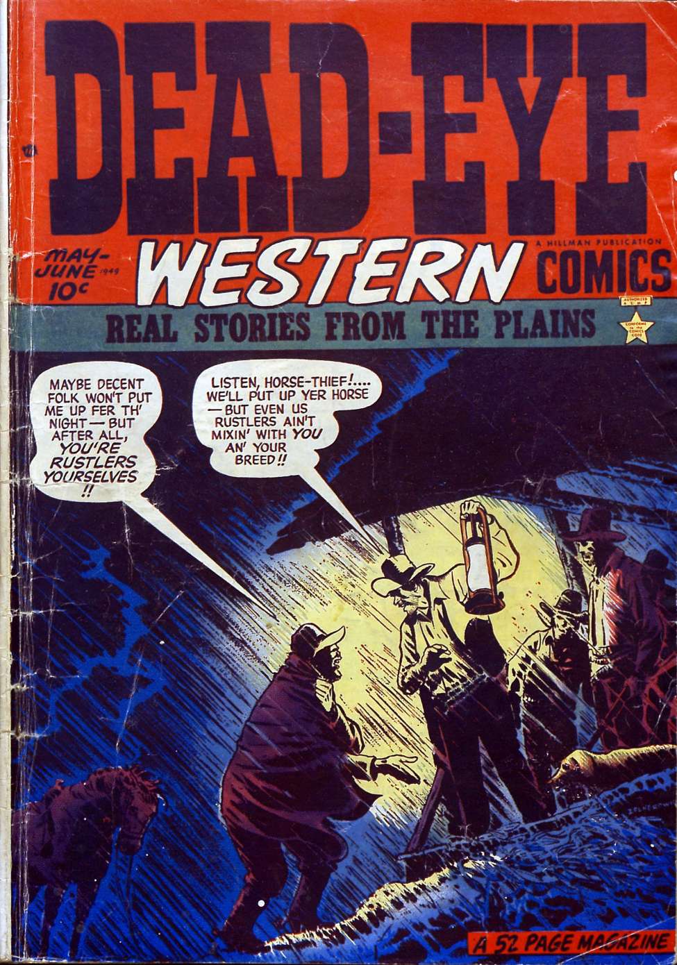 Comic Book Cover For Dead-Eye Western v1 4 - Version 1