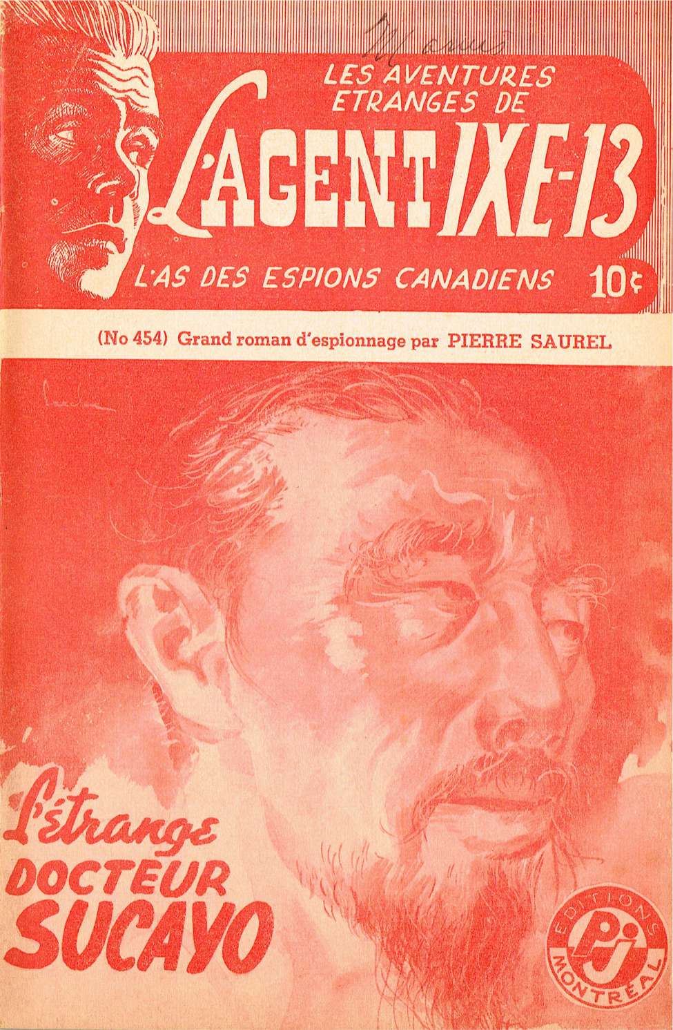 Book Cover For L'Agent IXE-13 v2 454 - L'étrange docteur Sucayo