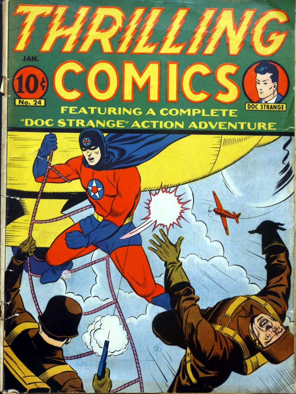 Book Cover For Thrilling Comics 24