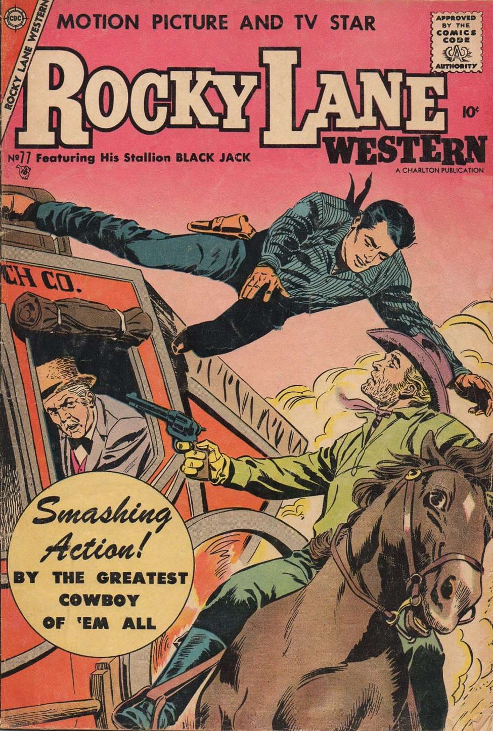 Book Cover For Rocky Lane Western 77