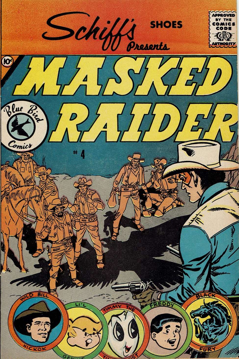 Comic Book Cover For Masked Raider 4 (Blue Bird)