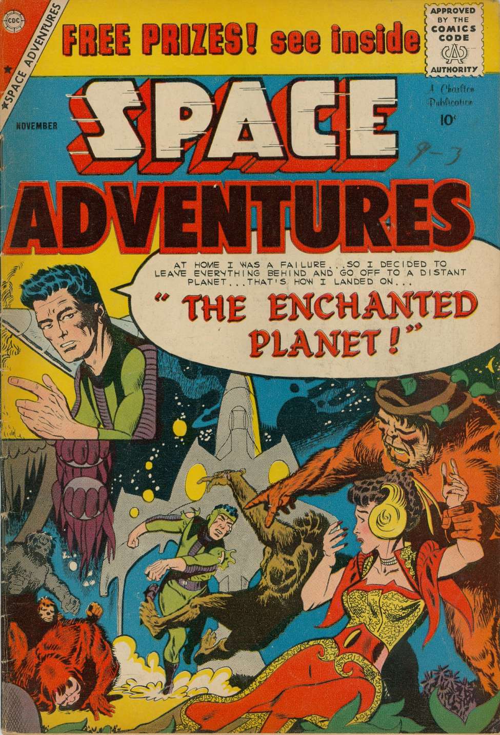 Comic Book Cover For Space Adventures 31