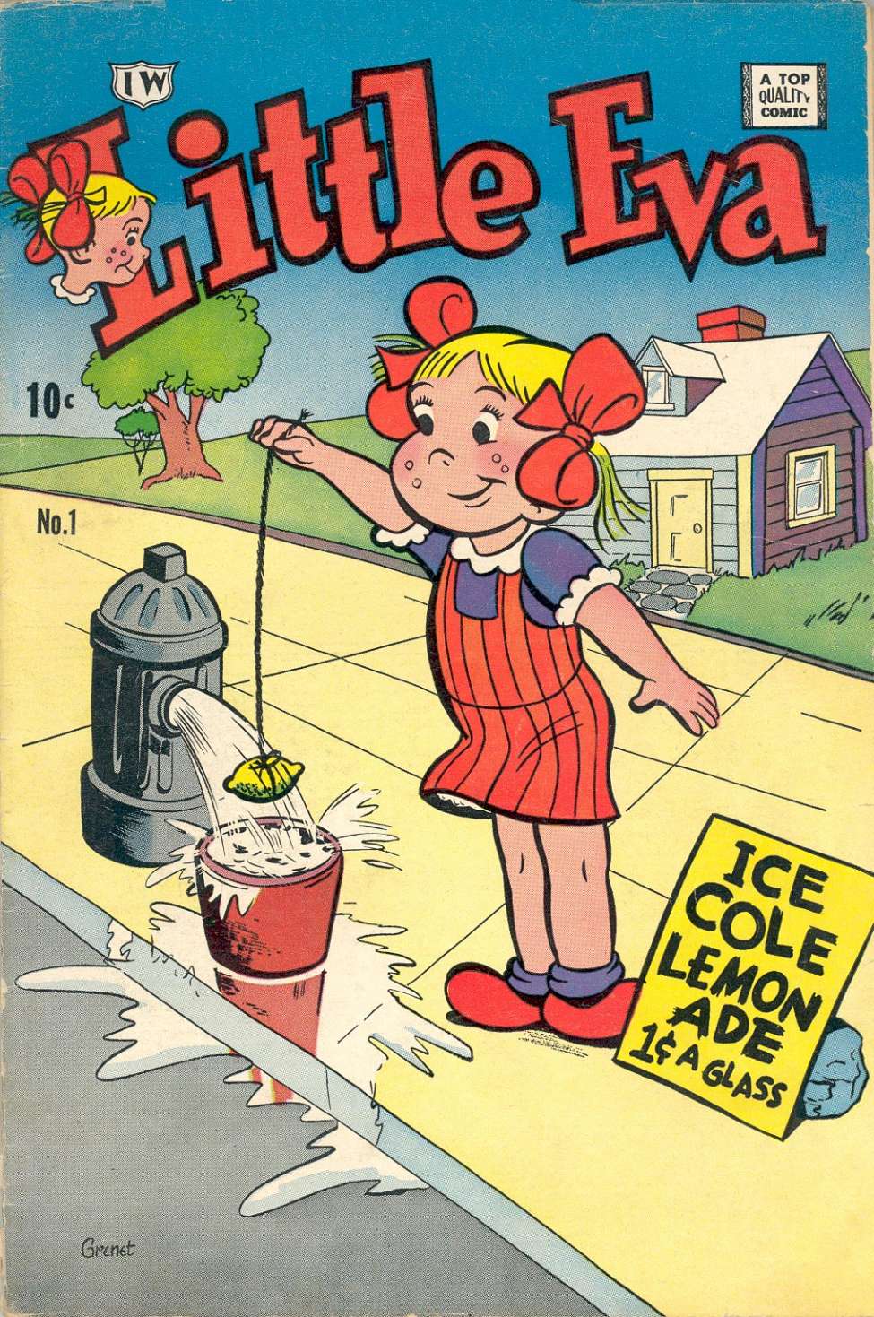 Comic Book Cover For Little Eva 1