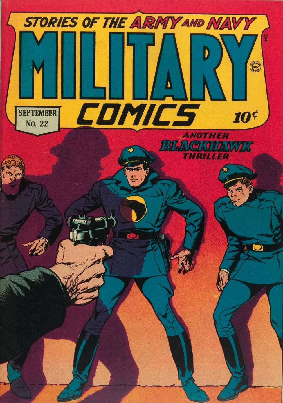 Book Cover For Military Comics 22 - Version 1
