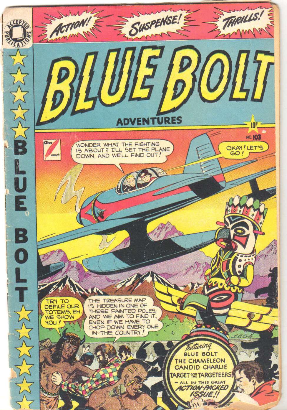 Book Cover For Blue Bolt 103