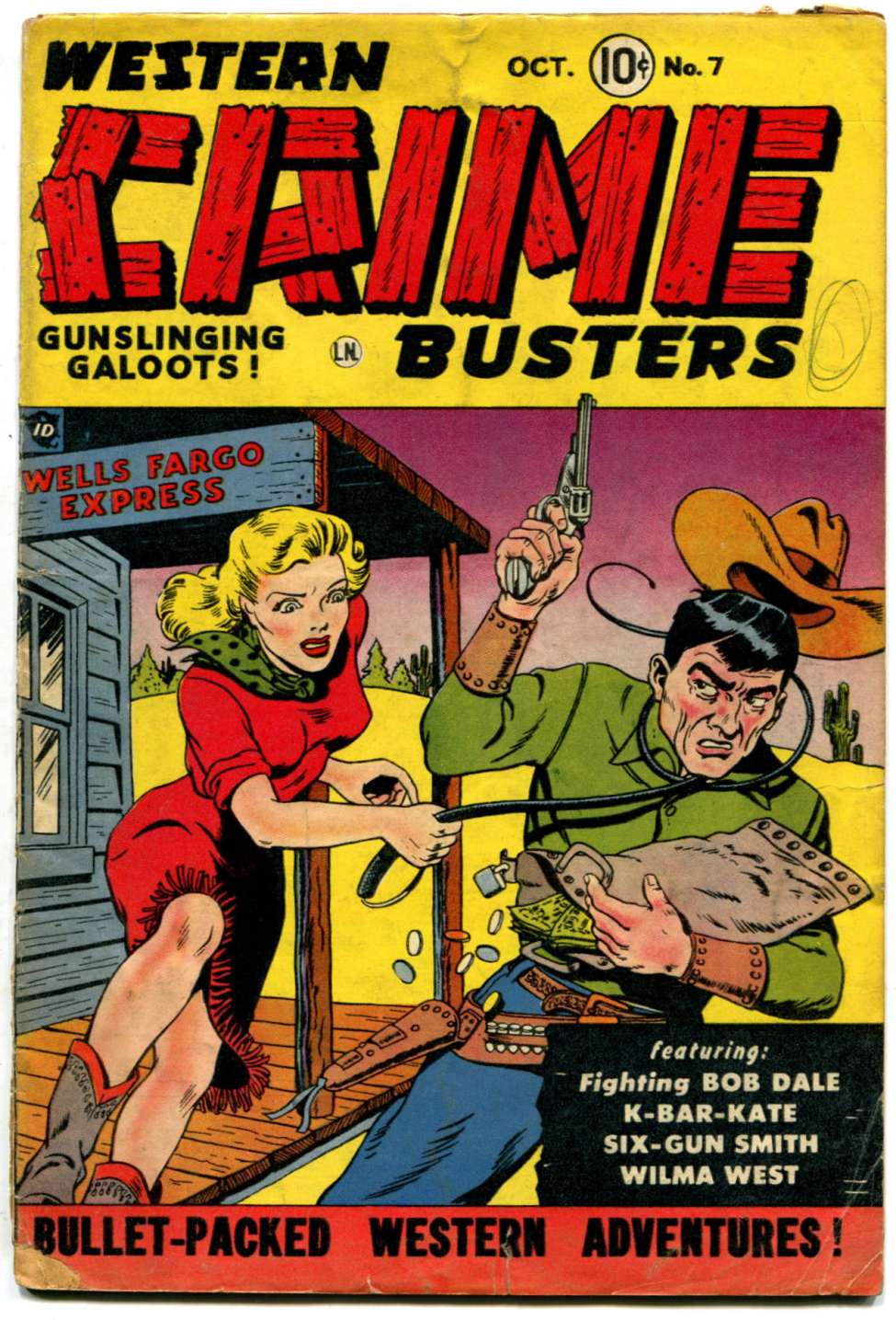 Comic Book Cover For Western Crime Busters 7 - Version 1