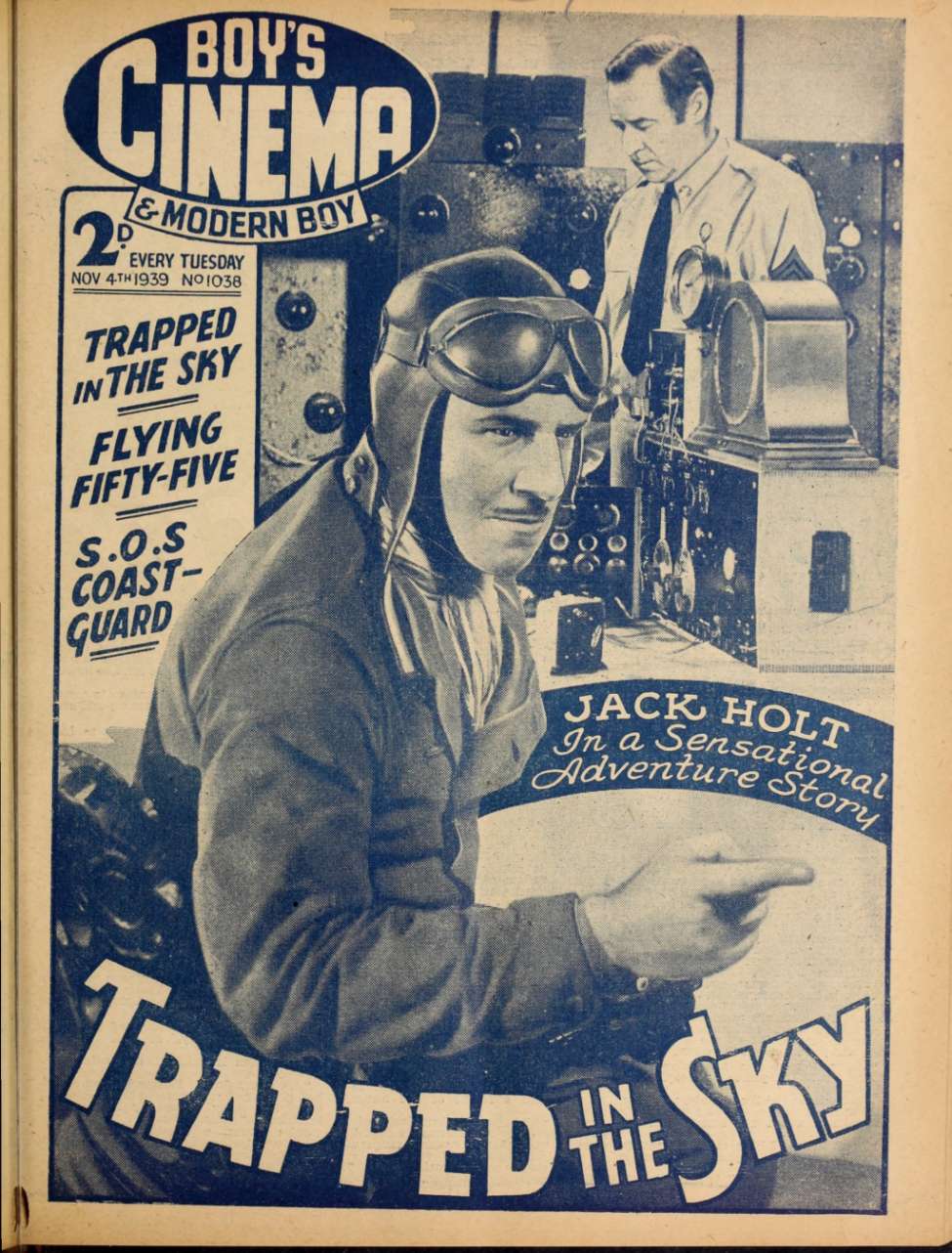 Comic Book Cover For Boy's Cinema 1038 - Trapped in the Sky - Jack Holt