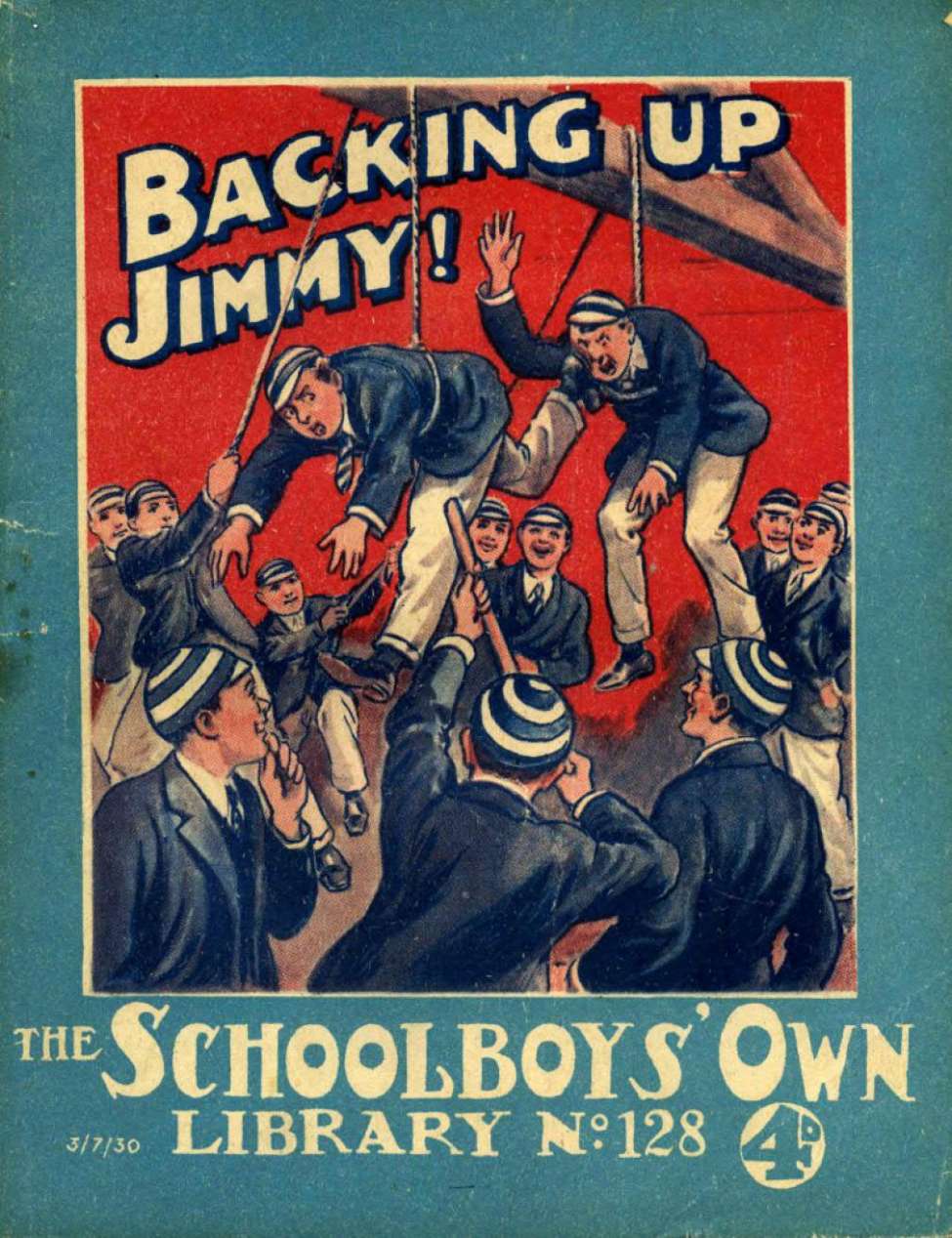 Comic Book Cover For Schoolboys' Own Library 128 - Backing Up Jimmy!