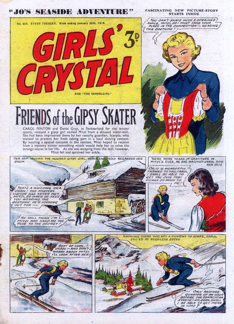 Comic Book Cover For Girls' Crystal 954