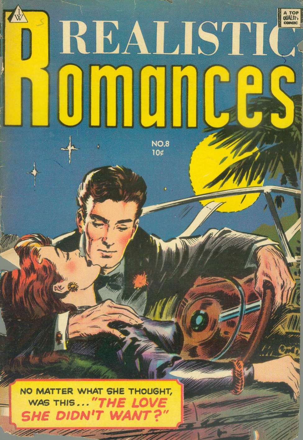Comic Book Cover For Realistic Romances 8