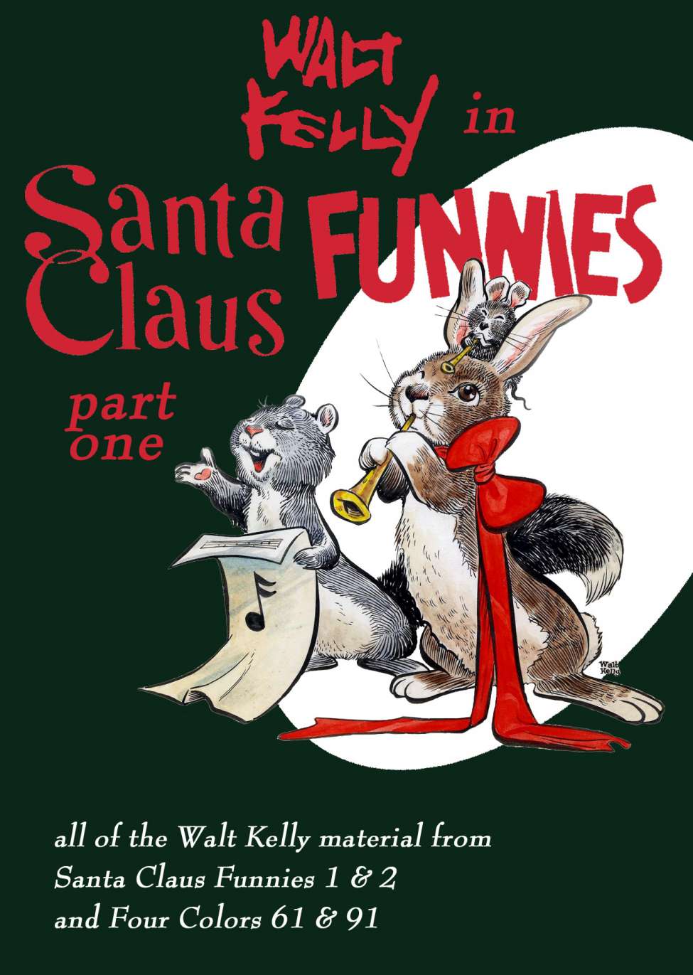 Book Cover For Walt Kelly in Santa Claus Funnies 1942-1949 - Part 1