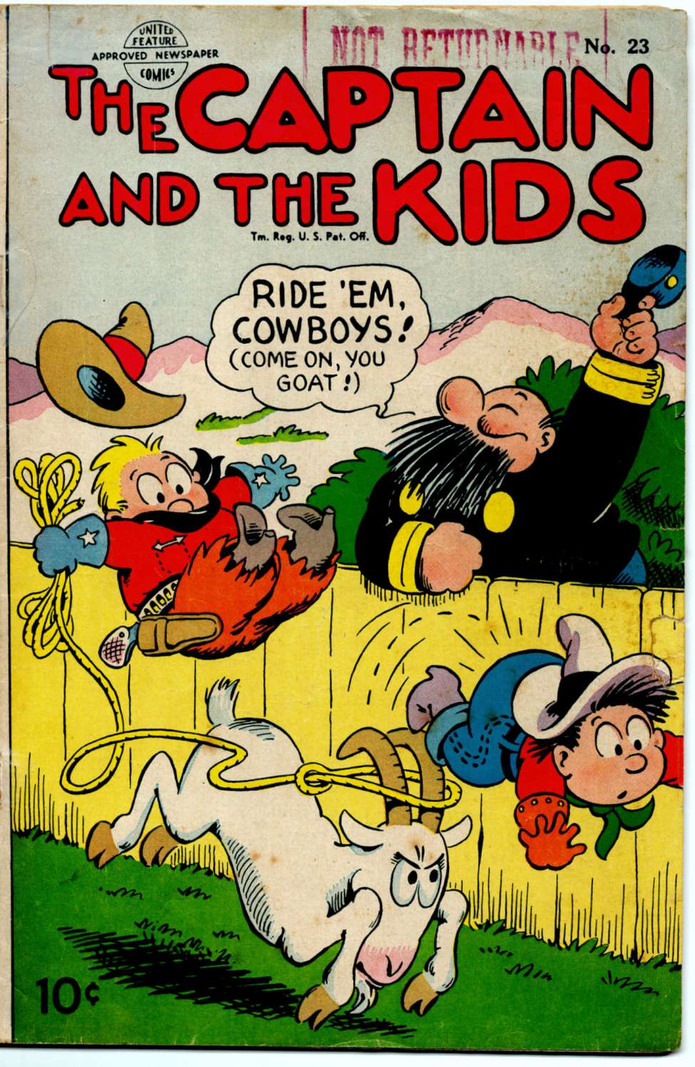 Book Cover For The Captain and the Kids 23