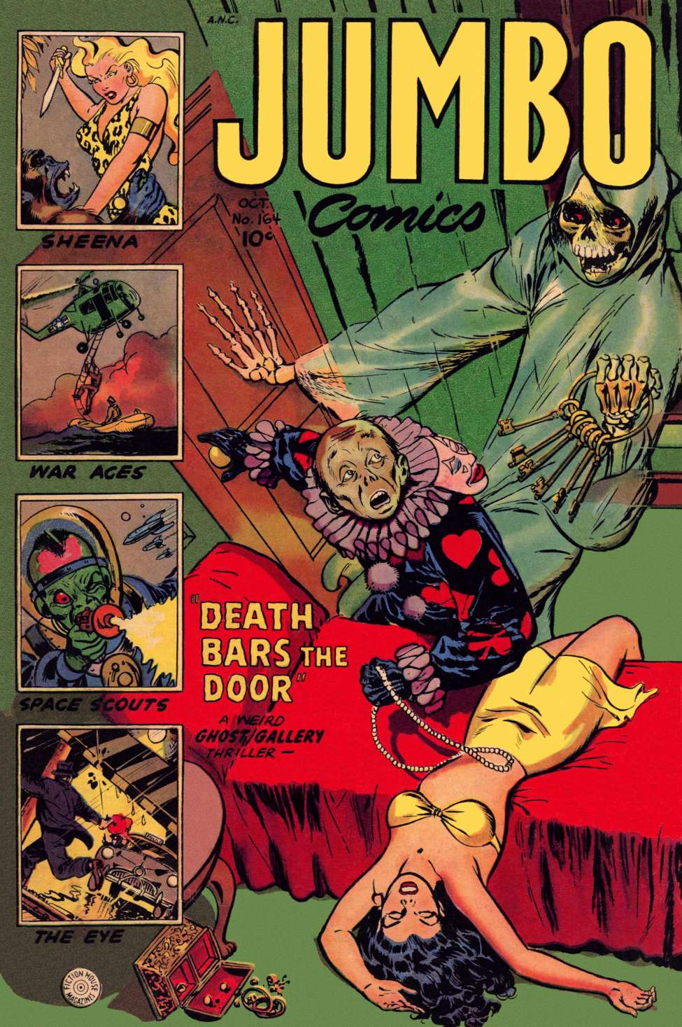 Comic Book Cover For Jumbo Comics 164