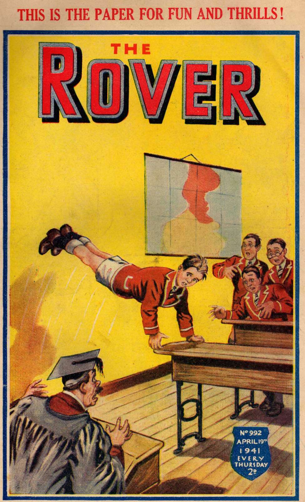 Comic Book Cover For The Rover 992