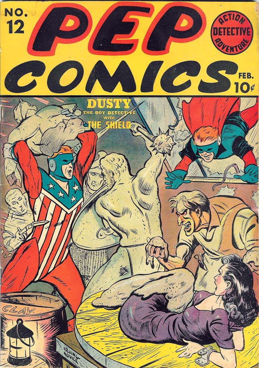 Book Cover For Pep Comics 12