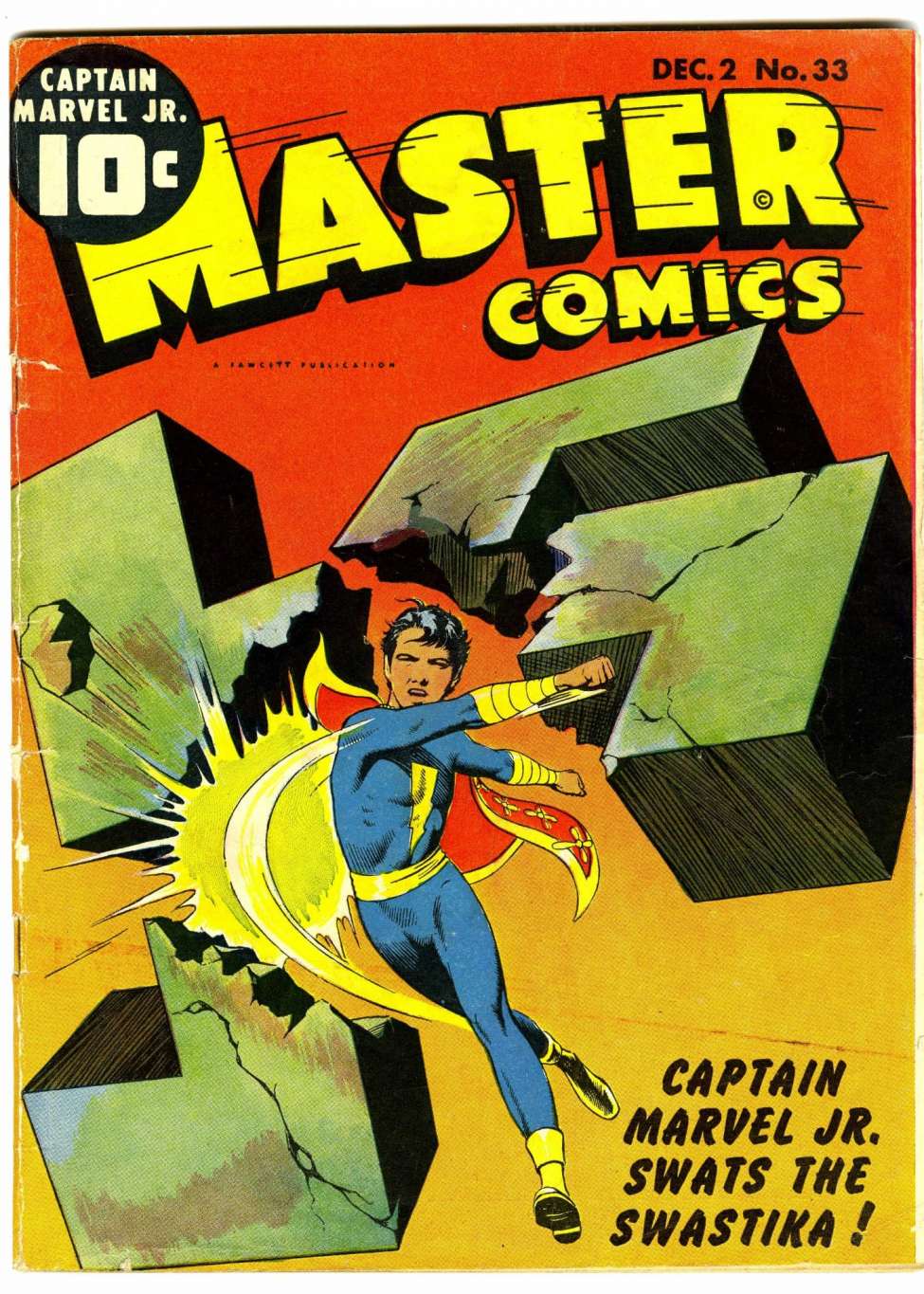 Book Cover For Master Comics 33 (1 fiche)
