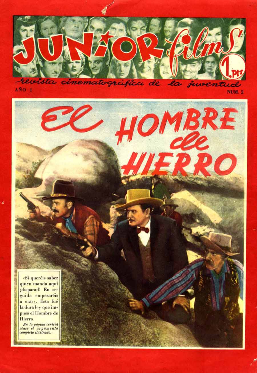 Comic Book Cover For Junior Films 2 El Hombre de Hierro