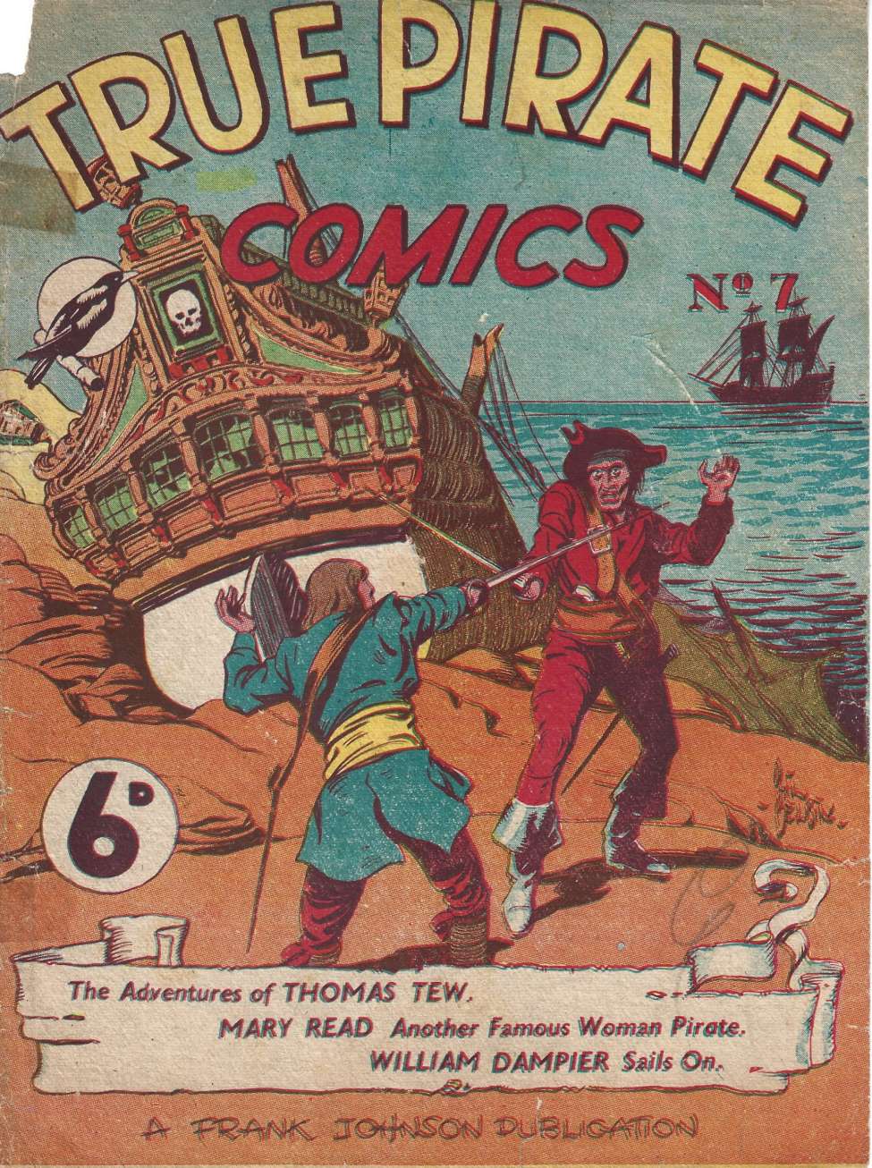 Book Cover For True Pirate Comics 7