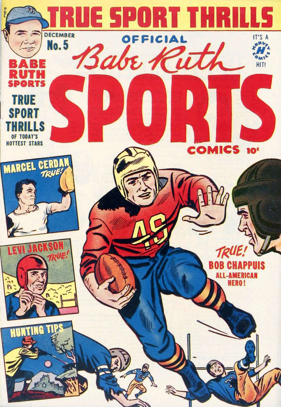 Book Cover For Babe Ruth Sports Comics 5