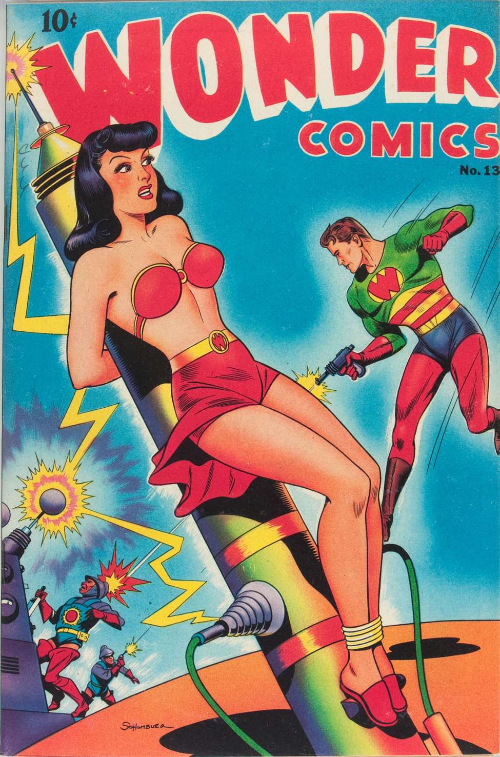 Comic Book Cover For Wonder Comics 13