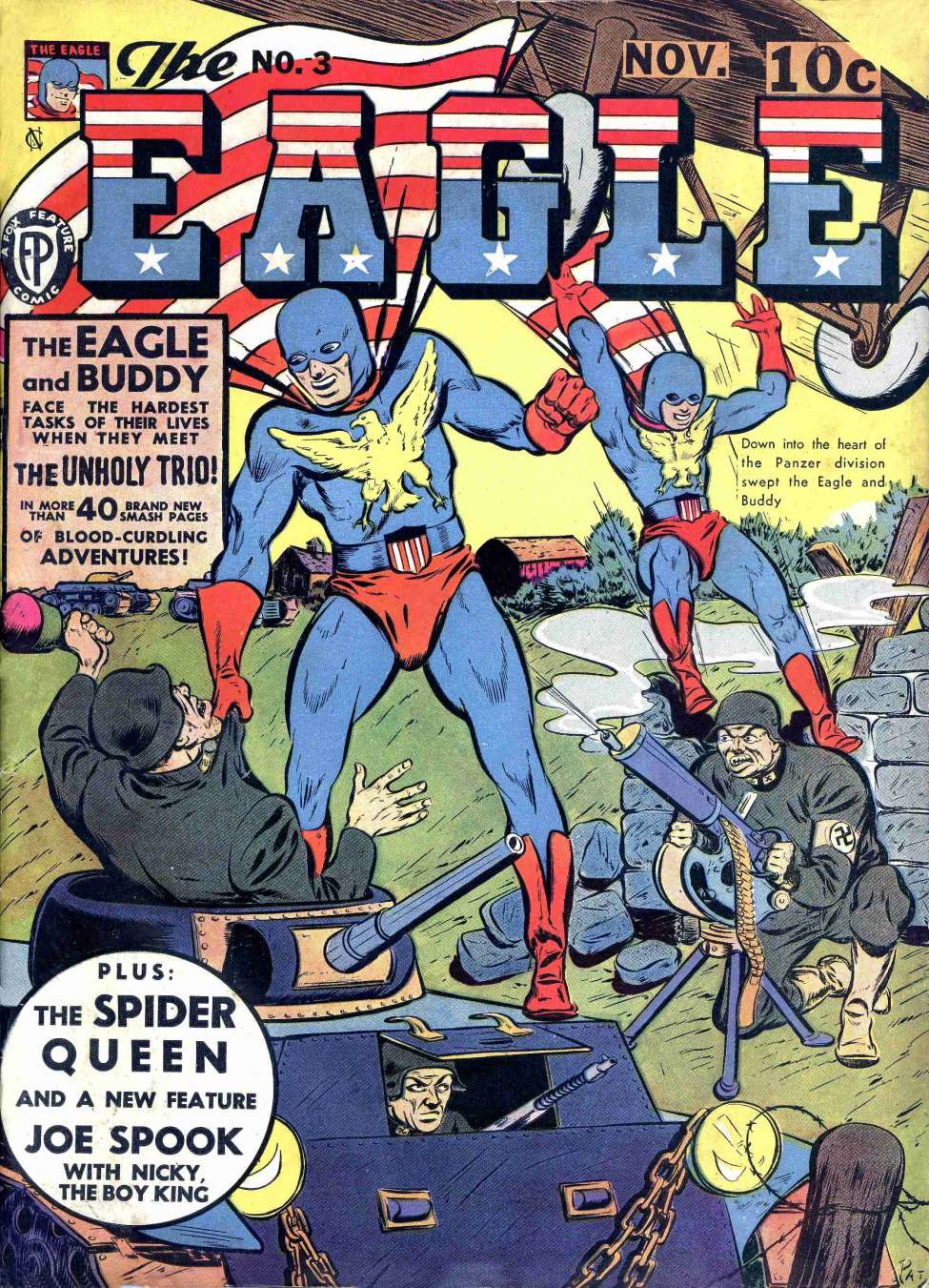 Comic Book Cover For The Eagle 3