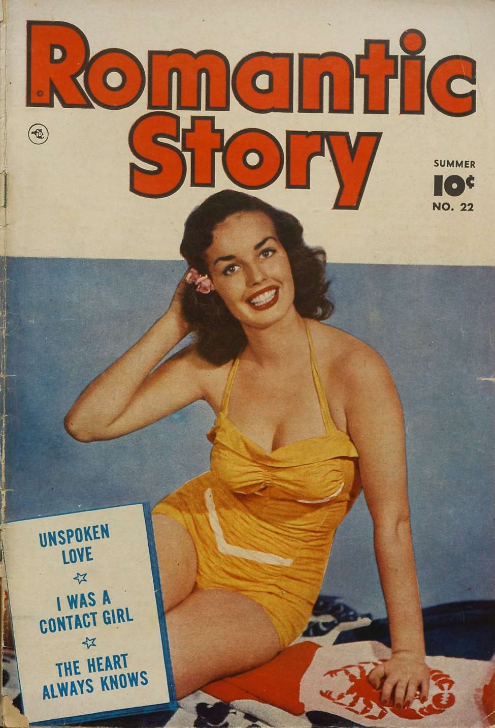 Comic Book Cover For Romantic Story 22