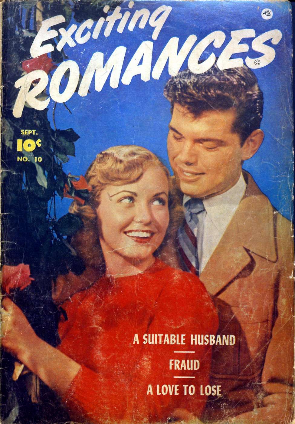 Comic Book Cover For Exciting Romances 10