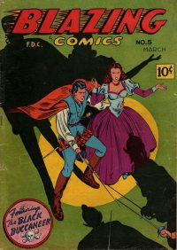 Large Thumbnail For Blazing Comics 5 - Version 1