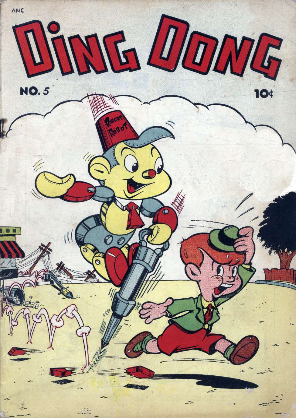 Comic Book Cover For Ding Dong 5