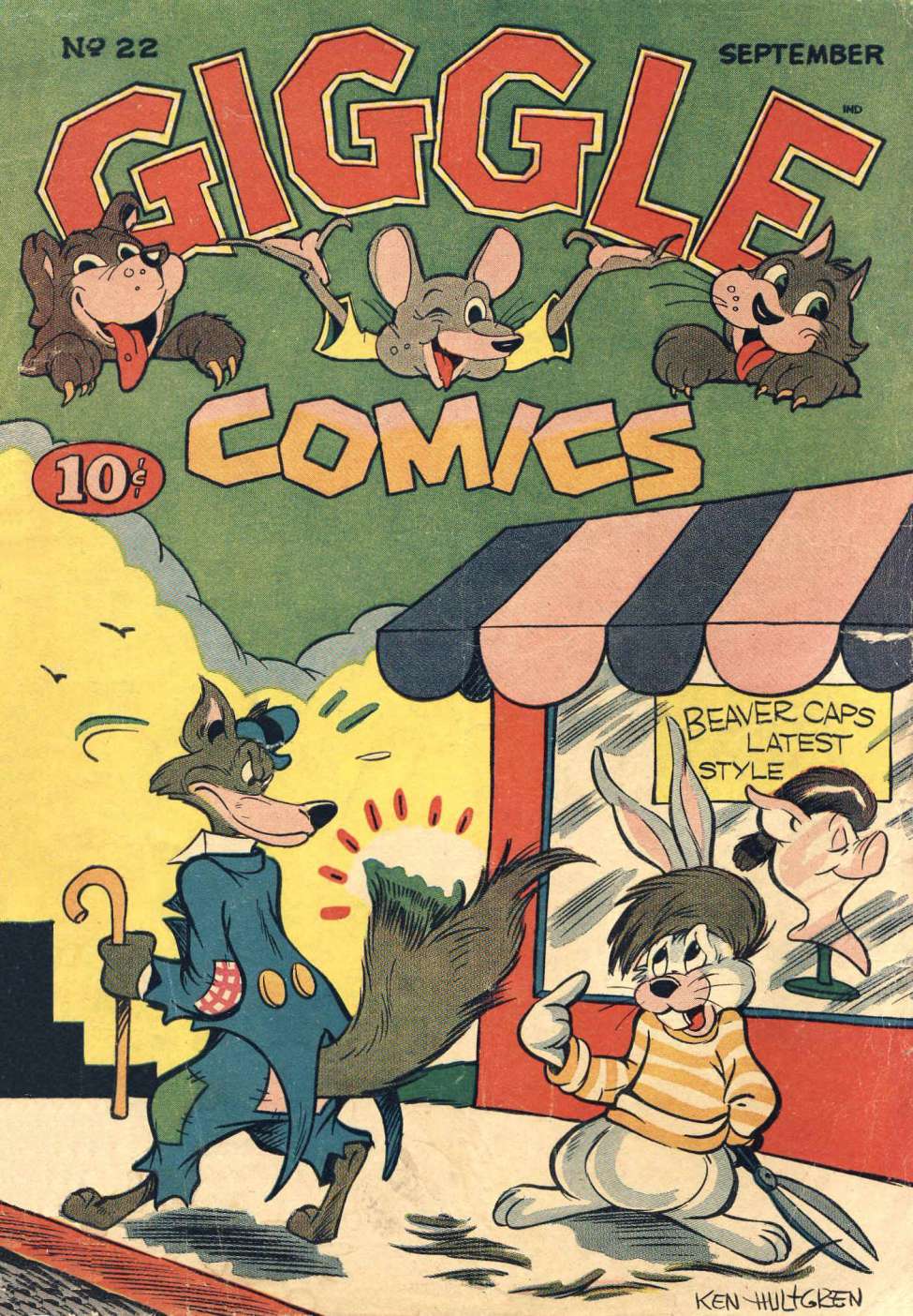Comic Book Cover For Giggle Comics 22