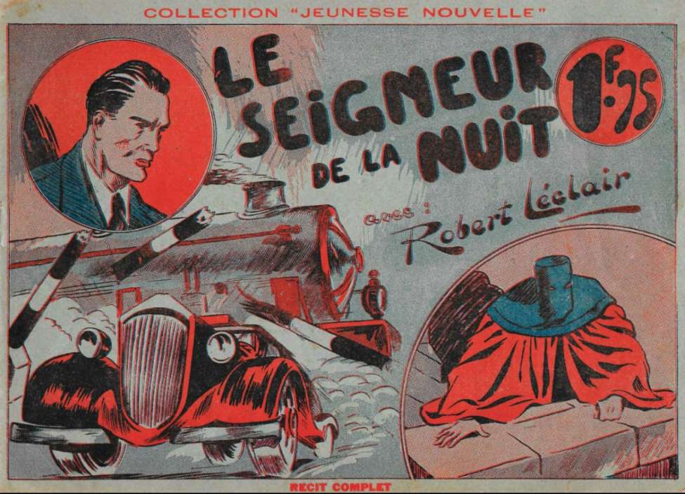 Comic Book Cover For Le Seigneur de La Nuit avec Robert Léclair