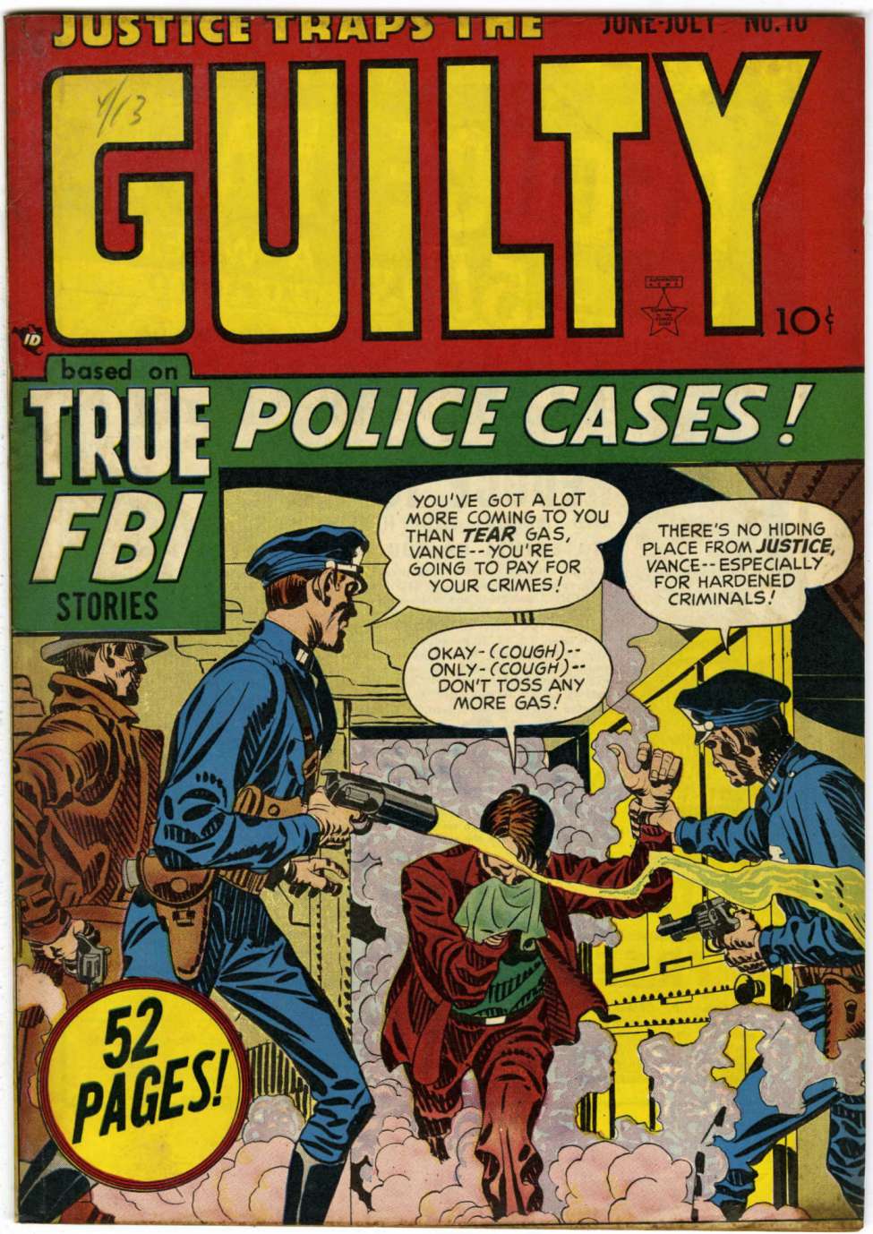Comic Book Cover For Justice Traps the Guilty 10