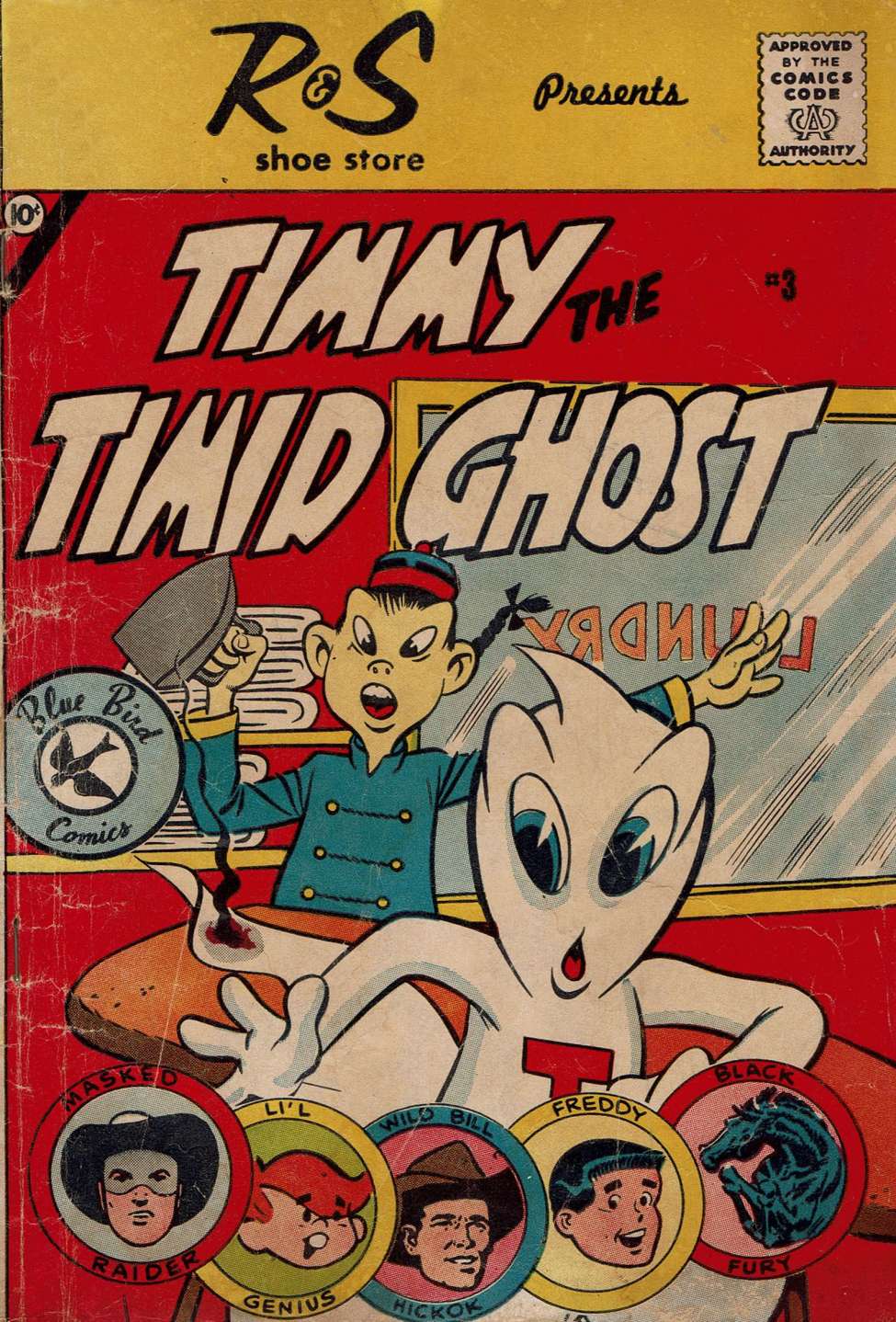 Book Cover For Timmy the Timid Ghost 3 (Blue Bird)