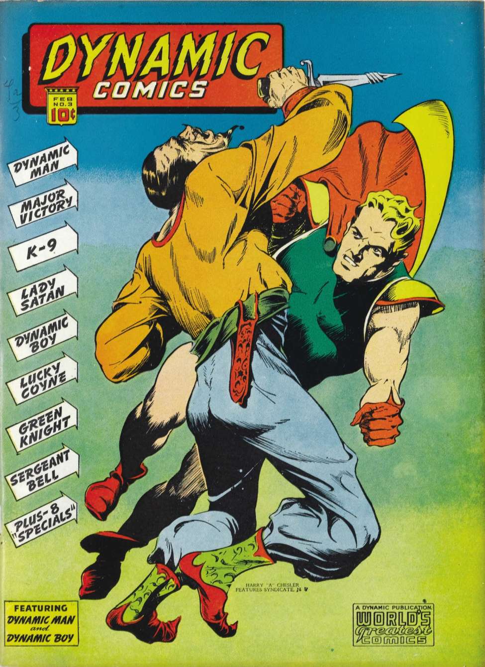 Comic Book Cover For Dynamic Comics 3