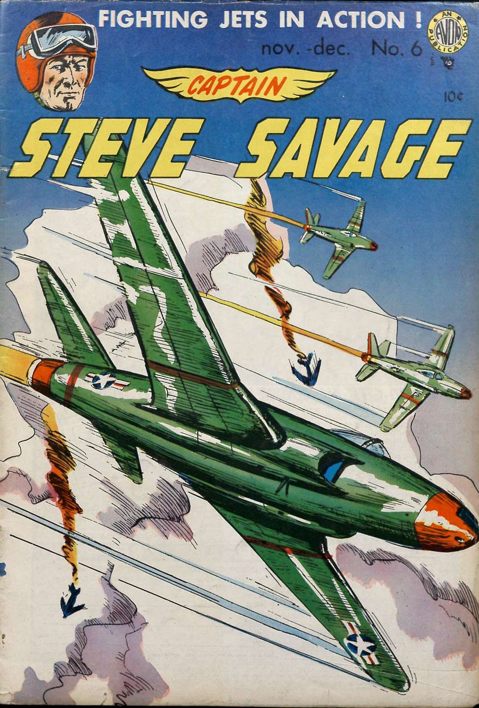 Comic Book Cover For Captain Steve Savage v1 6