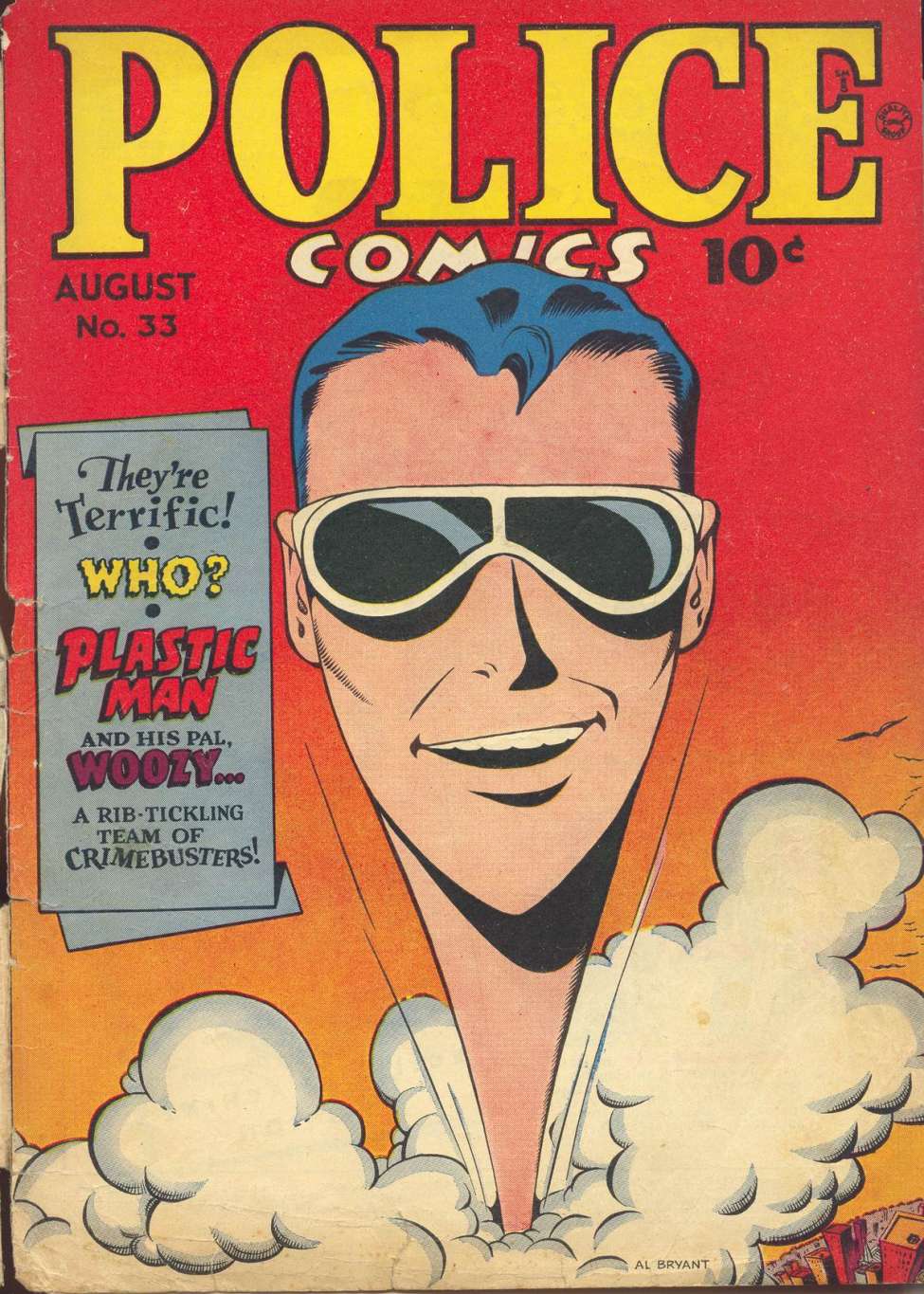 Comic Book Cover For Police Comics 33