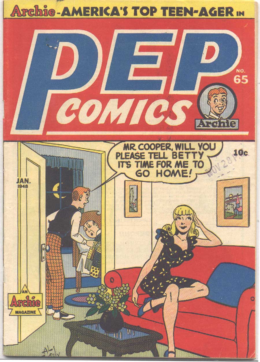 Comic Book Cover For Pep Comics 65