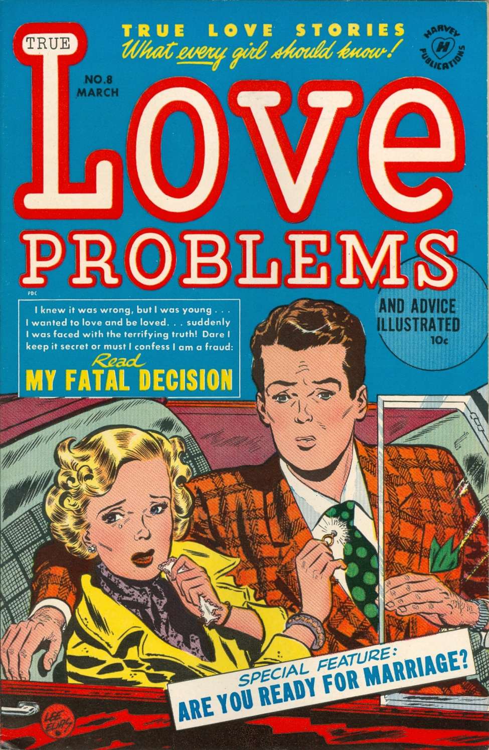 Comic Book Cover For True Love Problems and Advice Illustrated 8 - Version 1