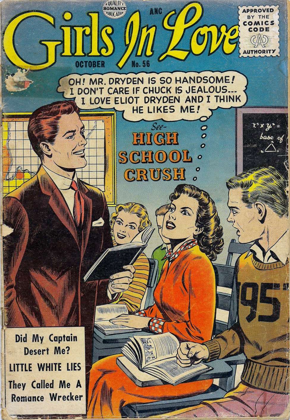 Comic Book Cover For Girls in Love 56