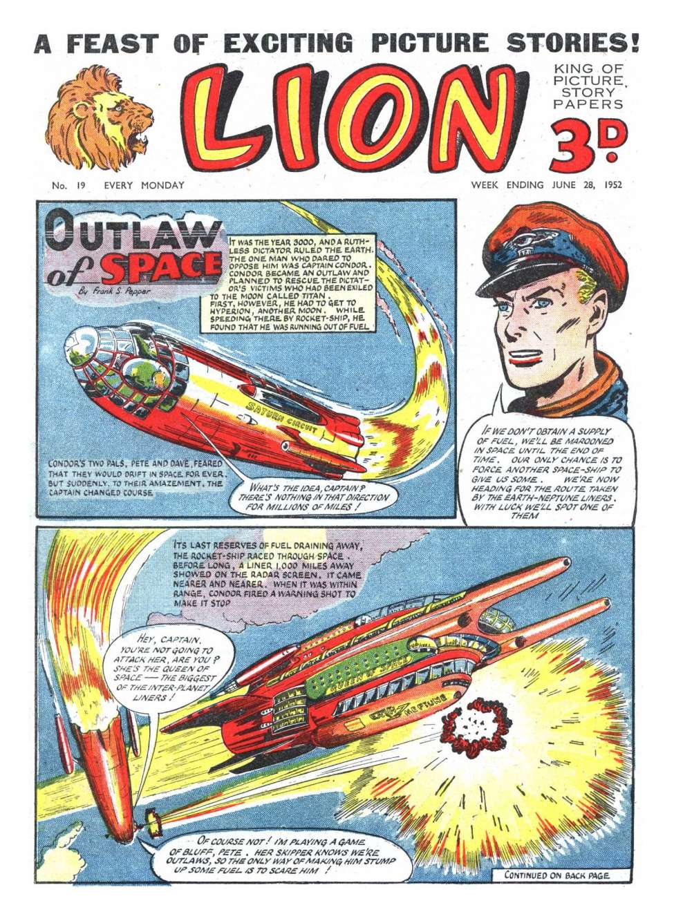 Comic Book Cover For Lion 19
