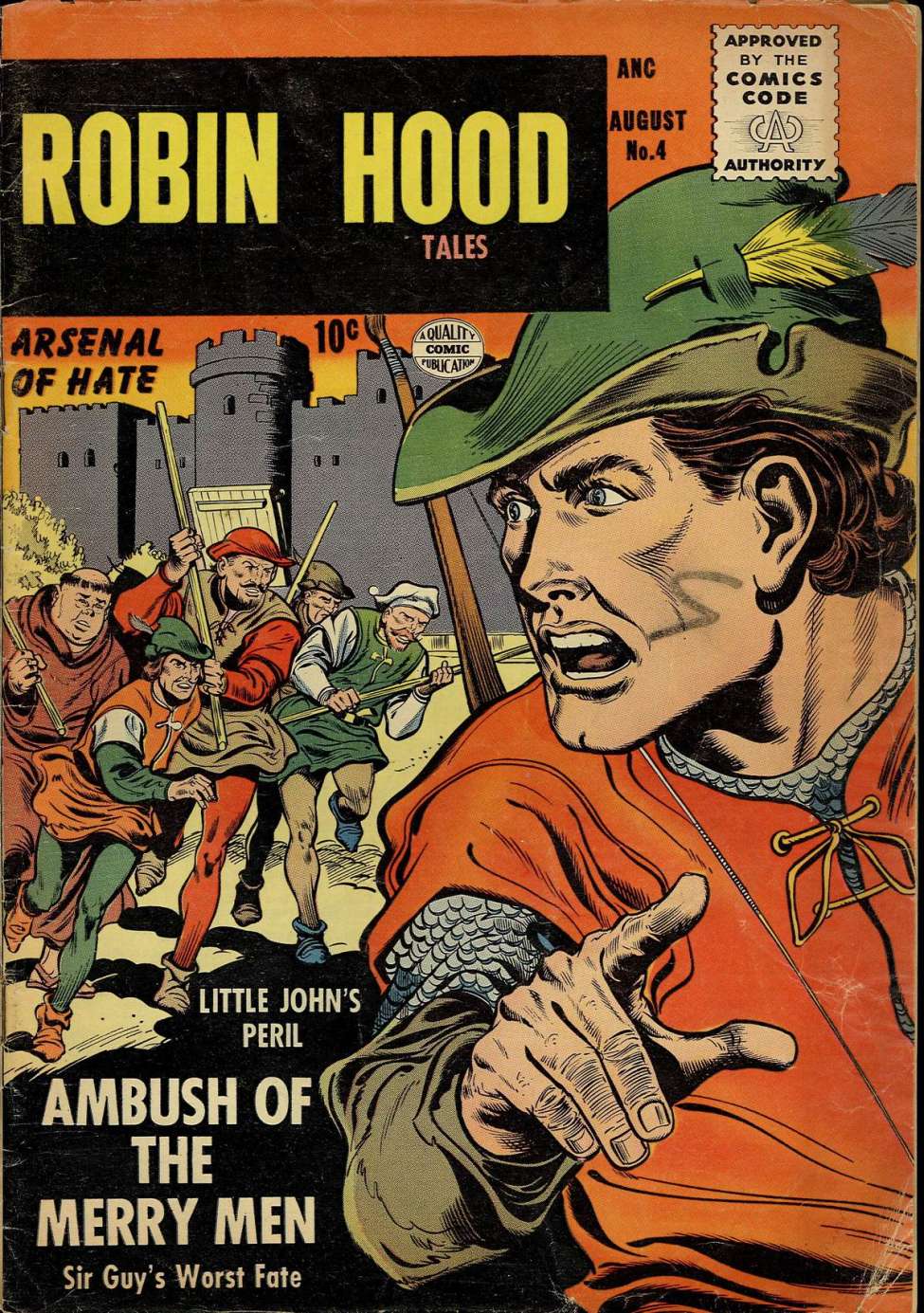 Comic Book Cover For Robin Hood Tales 4