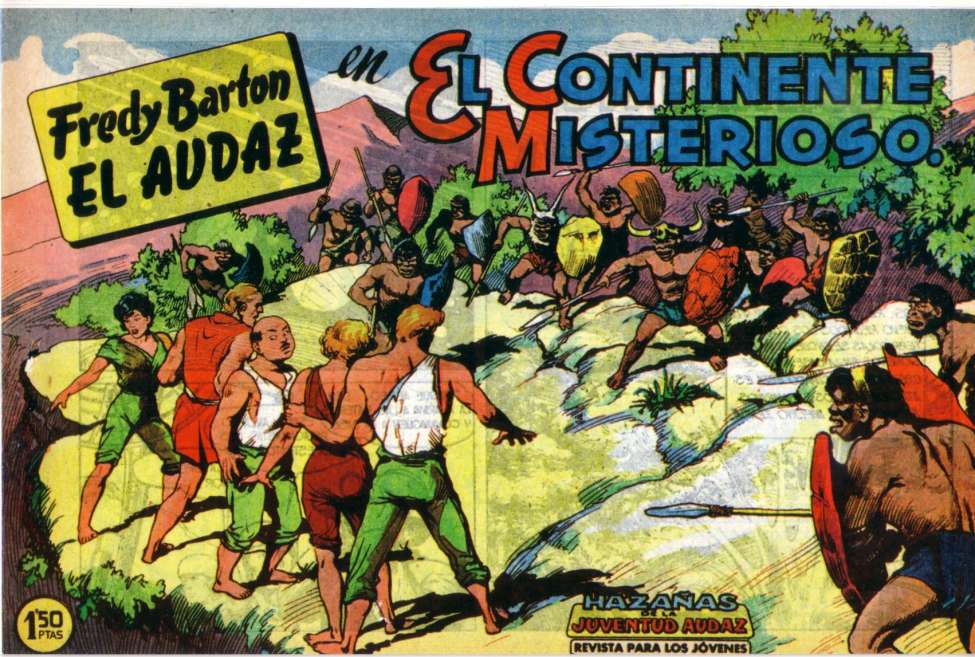 Comic Book Cover For Fredy Barton 5 - El Continente Misteioso