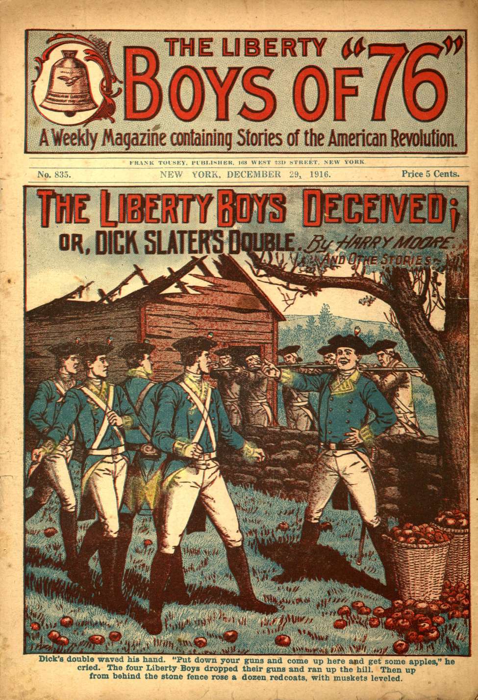Book Cover For The Liberty Boys of 76 835 - The Liberty Boys Deceived