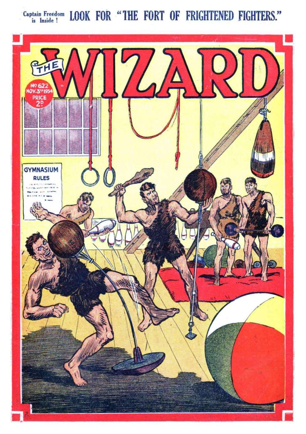 Comic Book Cover For The Wizard 622