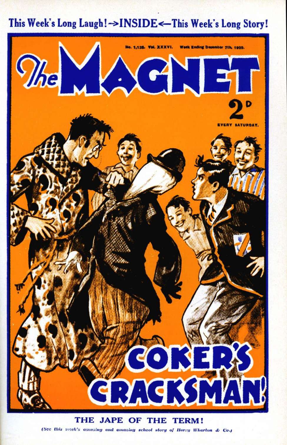Book Cover For The Magnet 1138 - Coker's Cracksman!