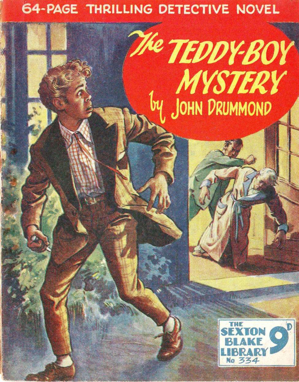 Book Cover For Sexton Blake Library S3 334 - The Teddy-Boy Mystery