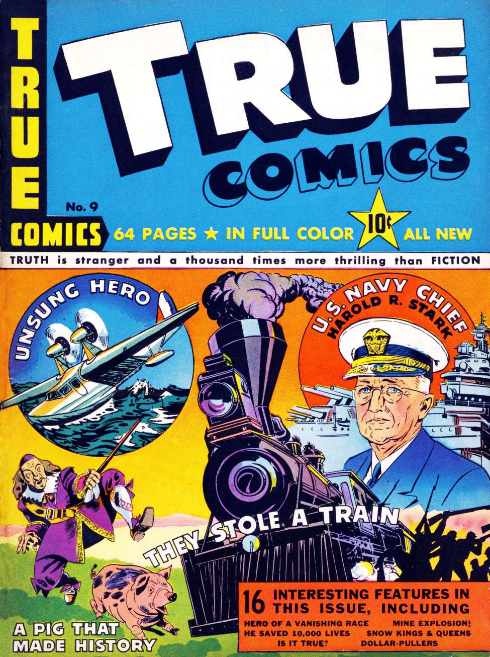 Book Cover For True Comics 9 - Version 2